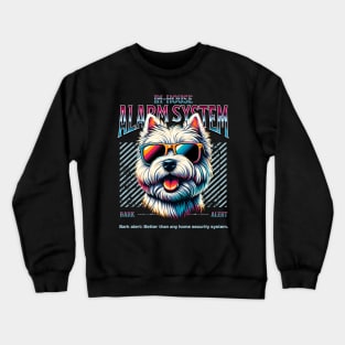 Bark Alert West Highland White Terrier Crewneck Sweatshirt